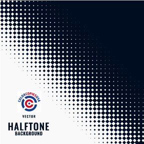 A single black ink can produce shades that range from deep black to white through halftone dot density