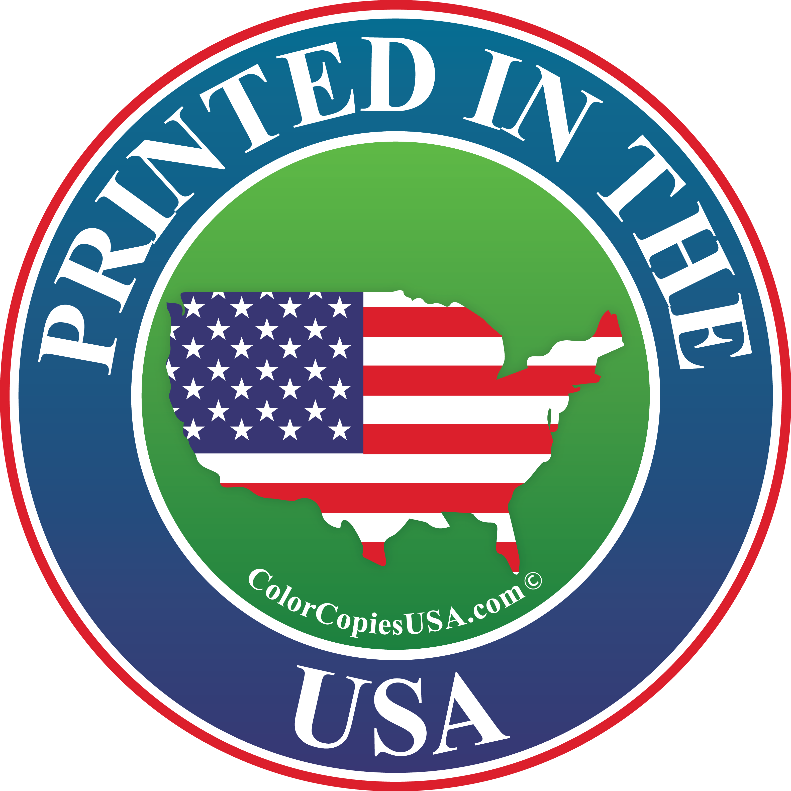 this product is printed in the USA