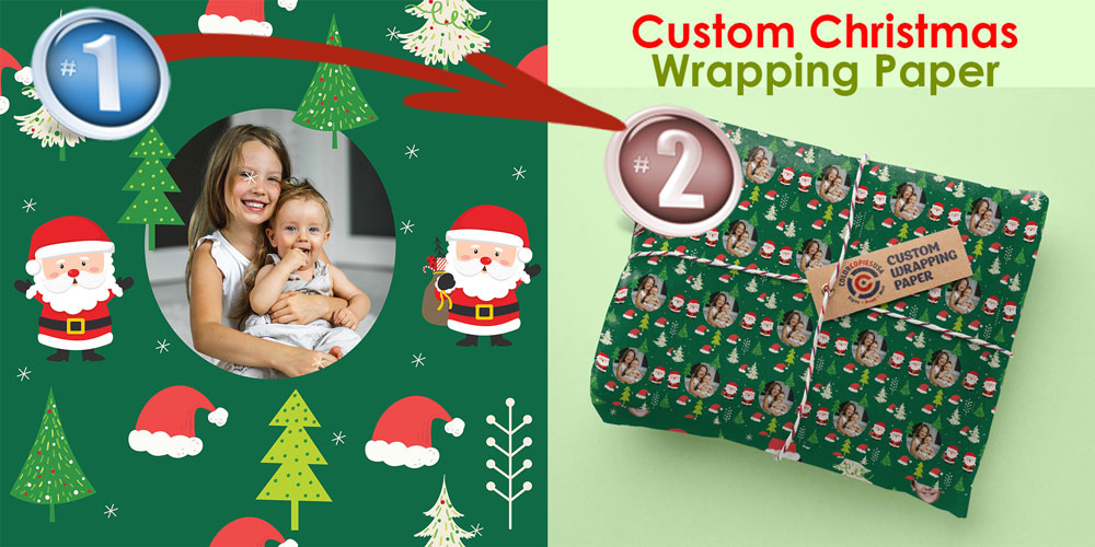 Steps to customize wrapping paper