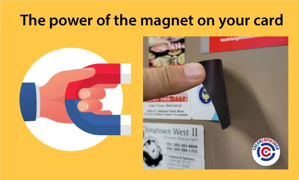 The power of a magnet is right on the back of your magnetic cards The power of a magnet is right on the back of your magnetic cards
