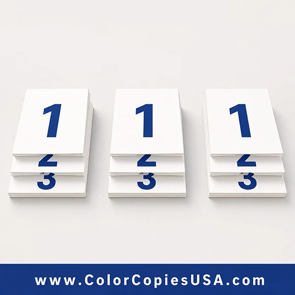 What Does Collate Mean in Printing? Collated vs Uncollated