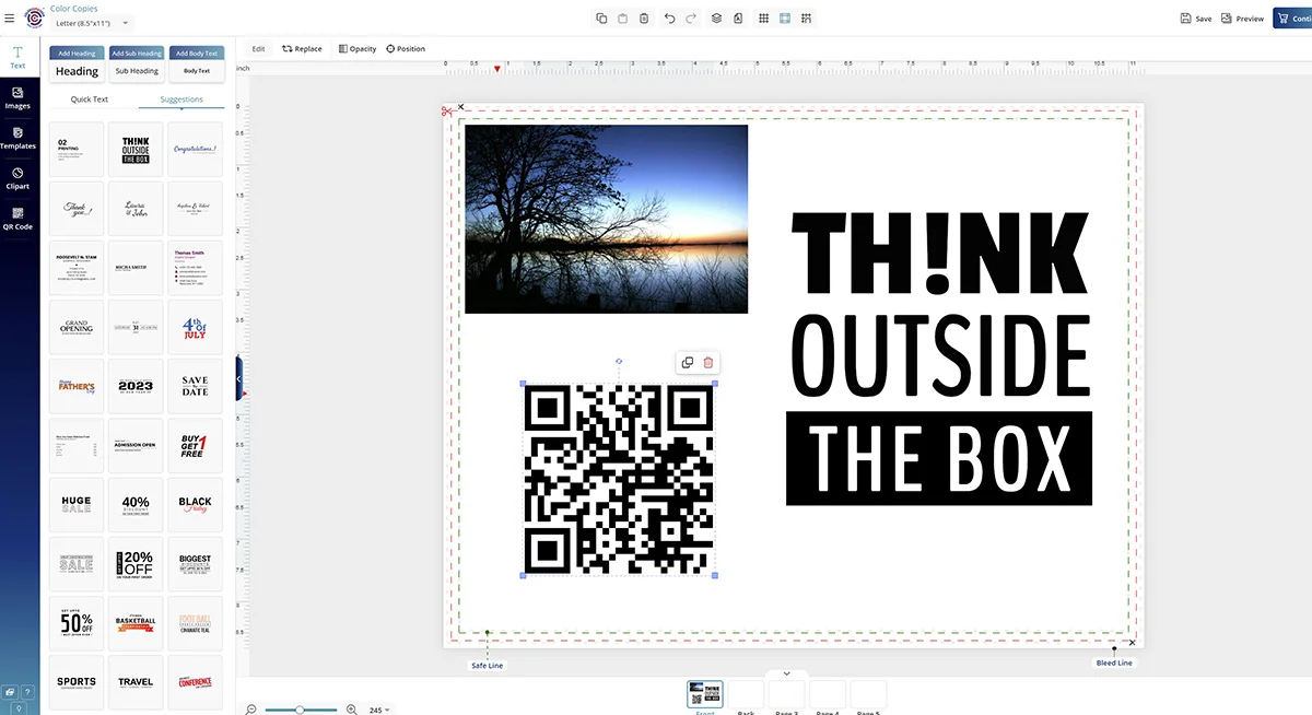 Download Design Studio Online Printing Tools: Instant Pricing & Free Design Studio