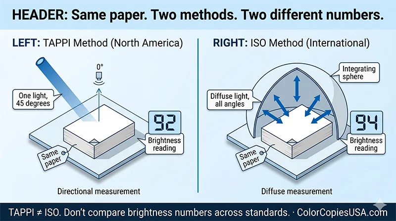 Paper Brightness 92 vs 96 vs 100: Which One Do You Need?