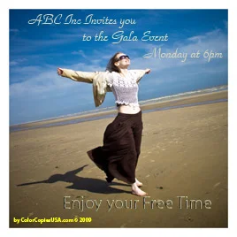 Same invitation without bleed showing distracting white border