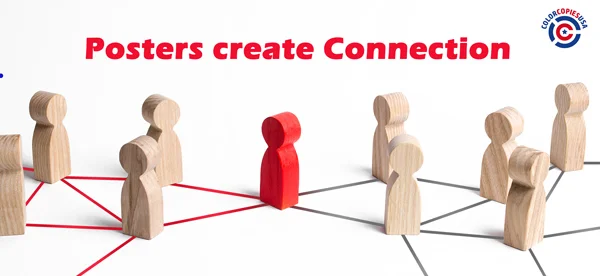 image that speaks about how a poster can create connection between people image that speaks about how a poster can create connection between people